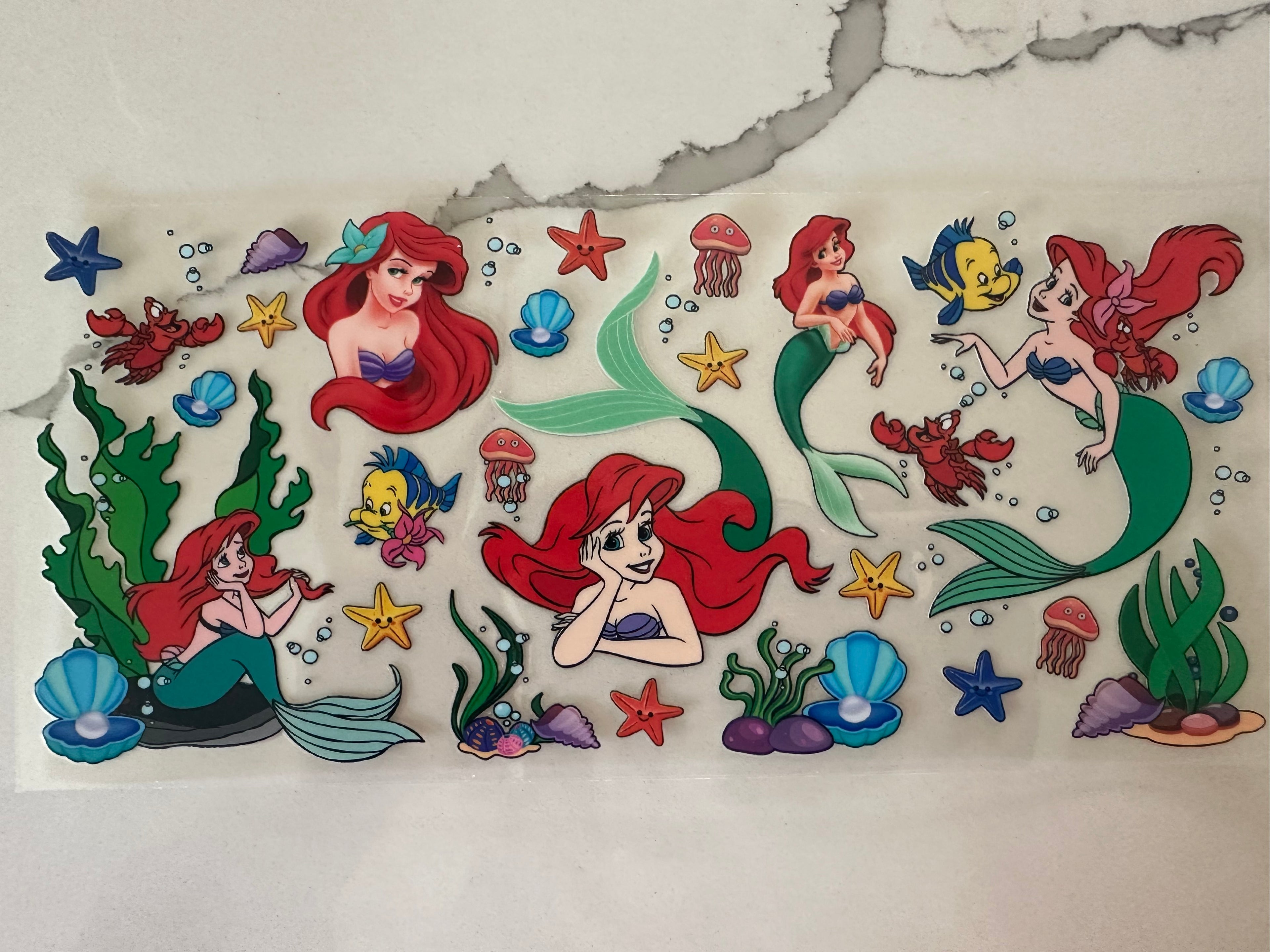 Mermaid and fish