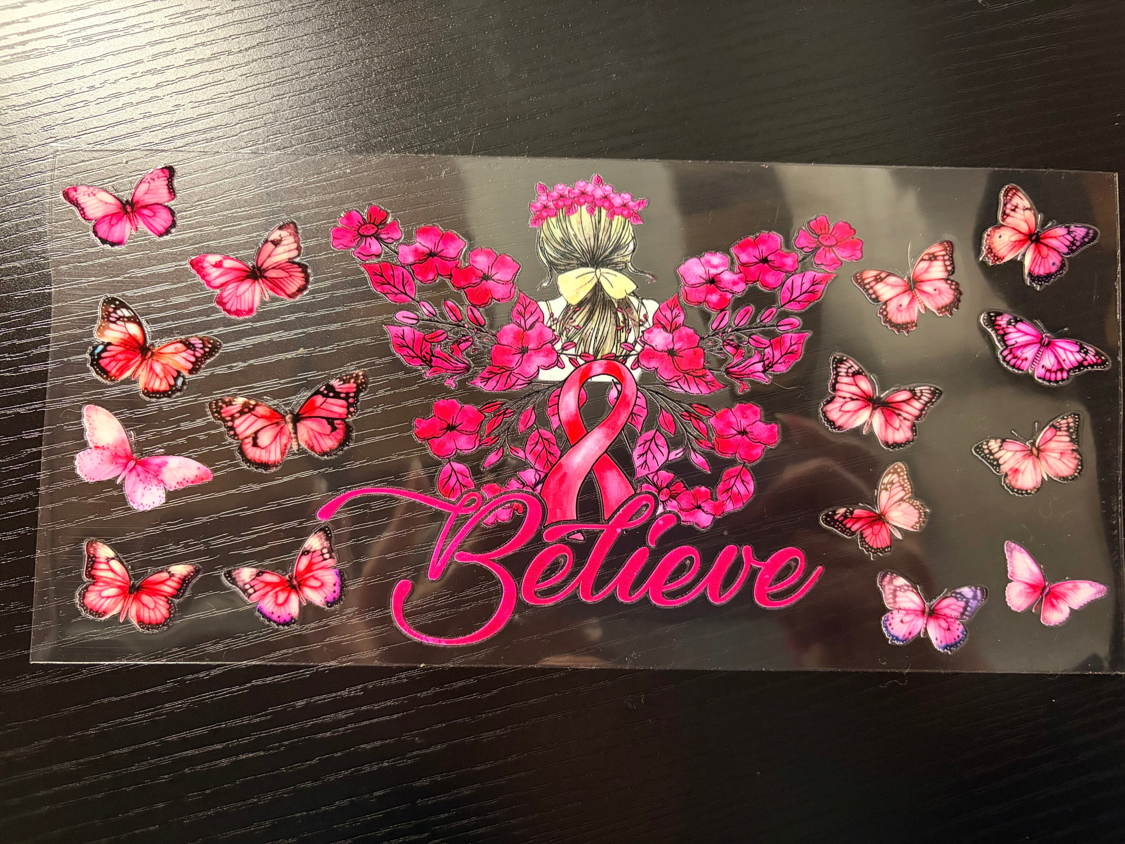 Breast cancer awareness “believe”