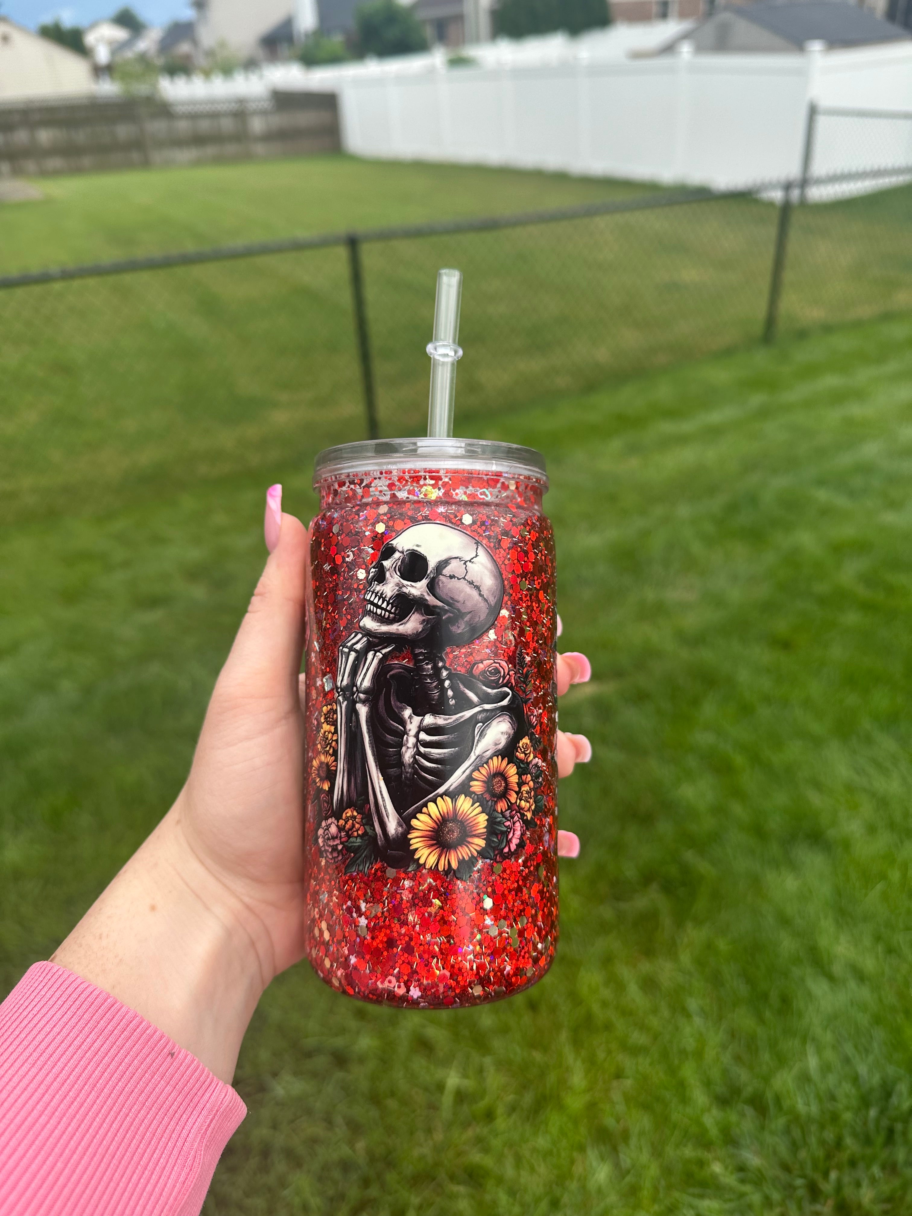 16oz SKULL CANDY Tumbler