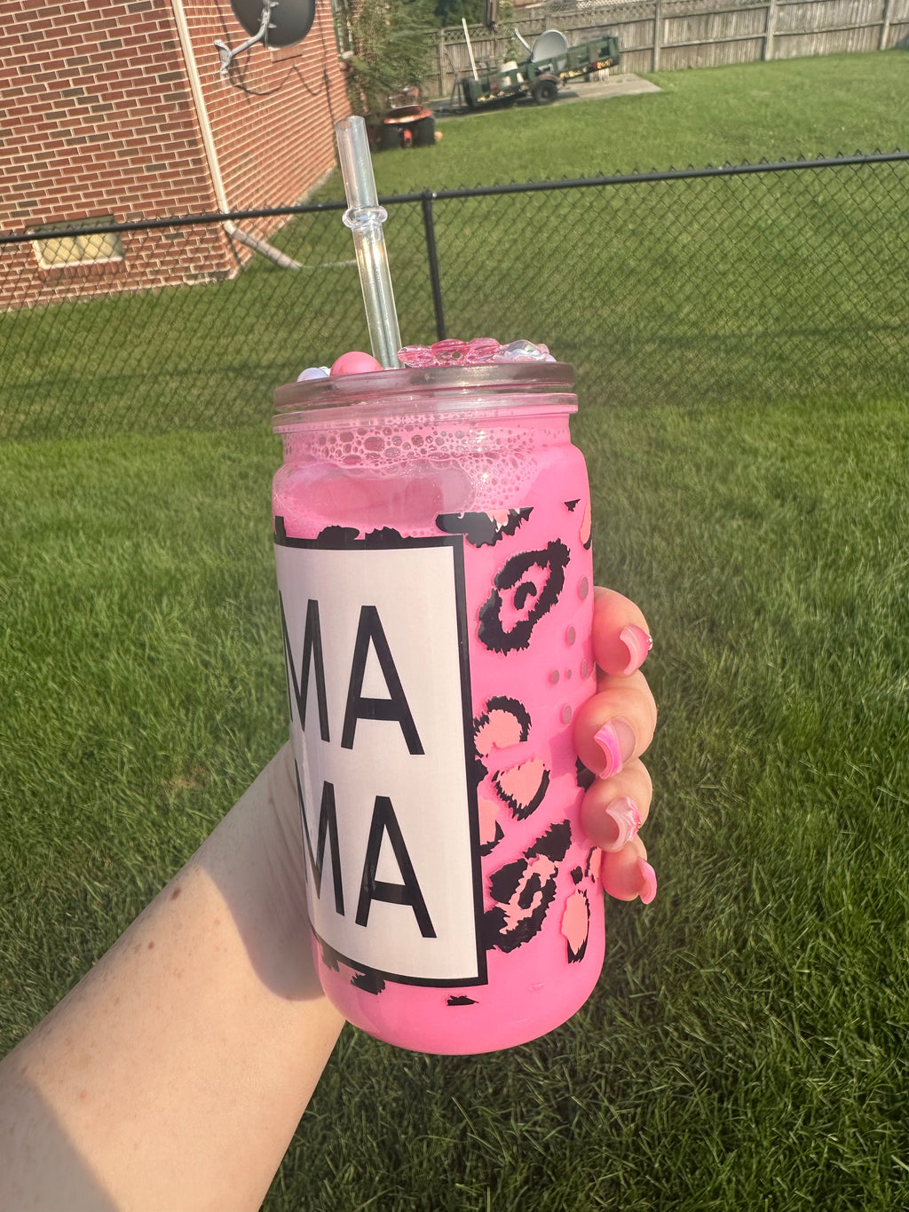 16oz tumbler PINK MAMA