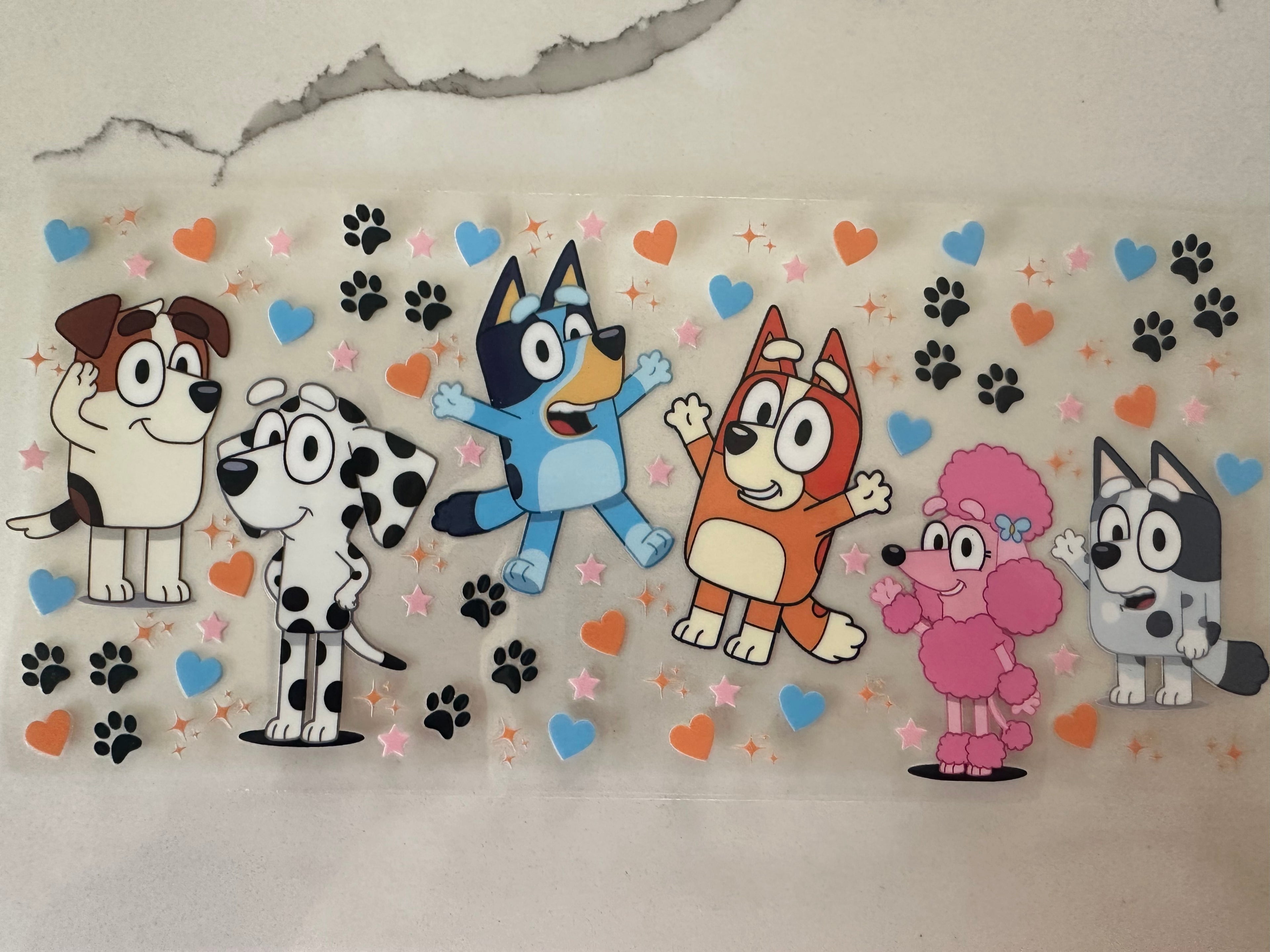 Blue dog and crew