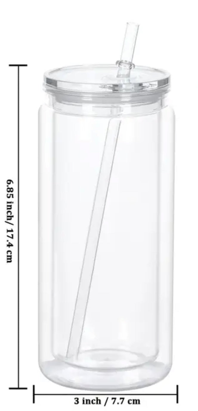 20oz CUSTOM acrylic snowglobe tumbler