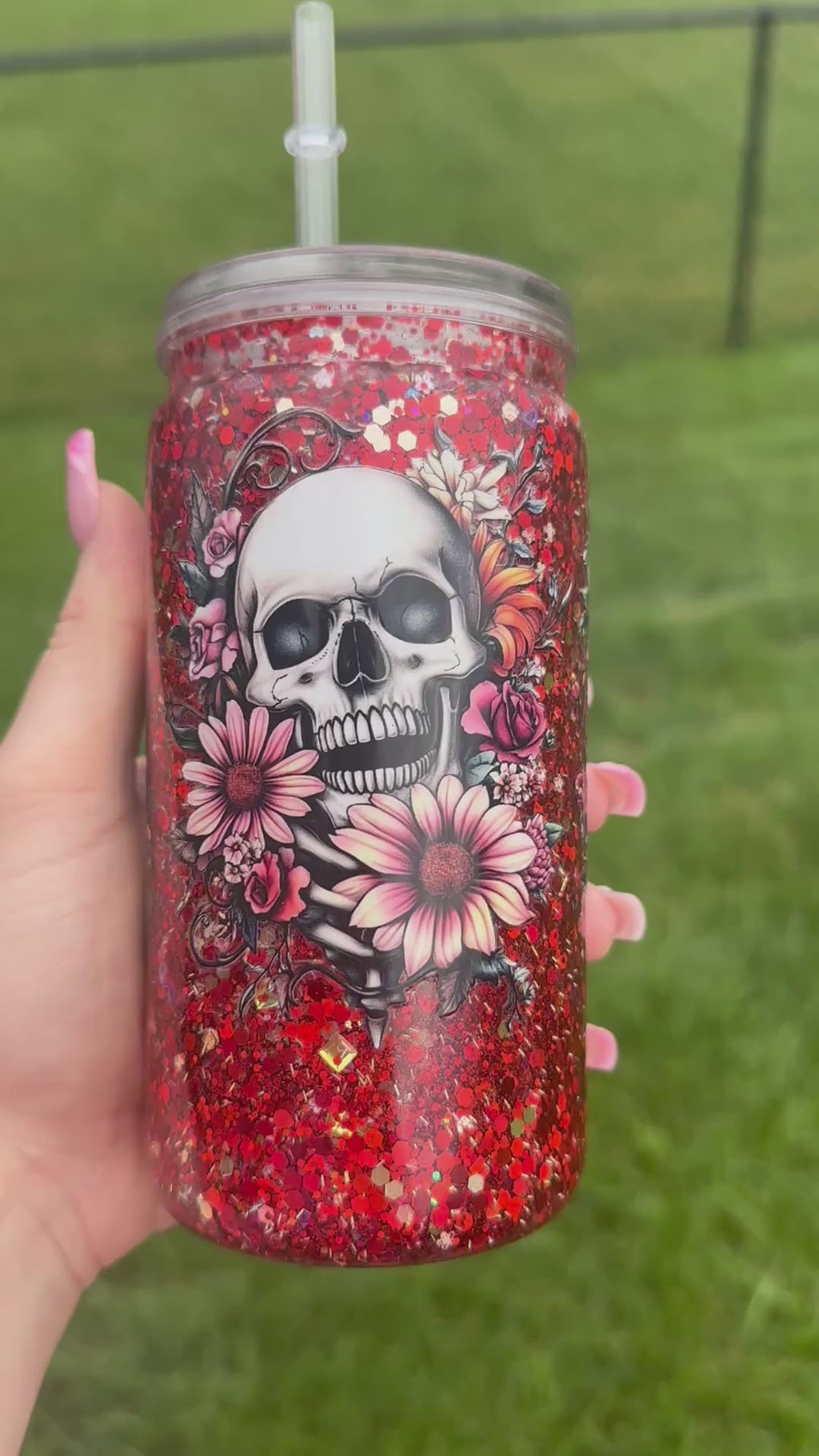16oz SKULL CANDY Tumbler