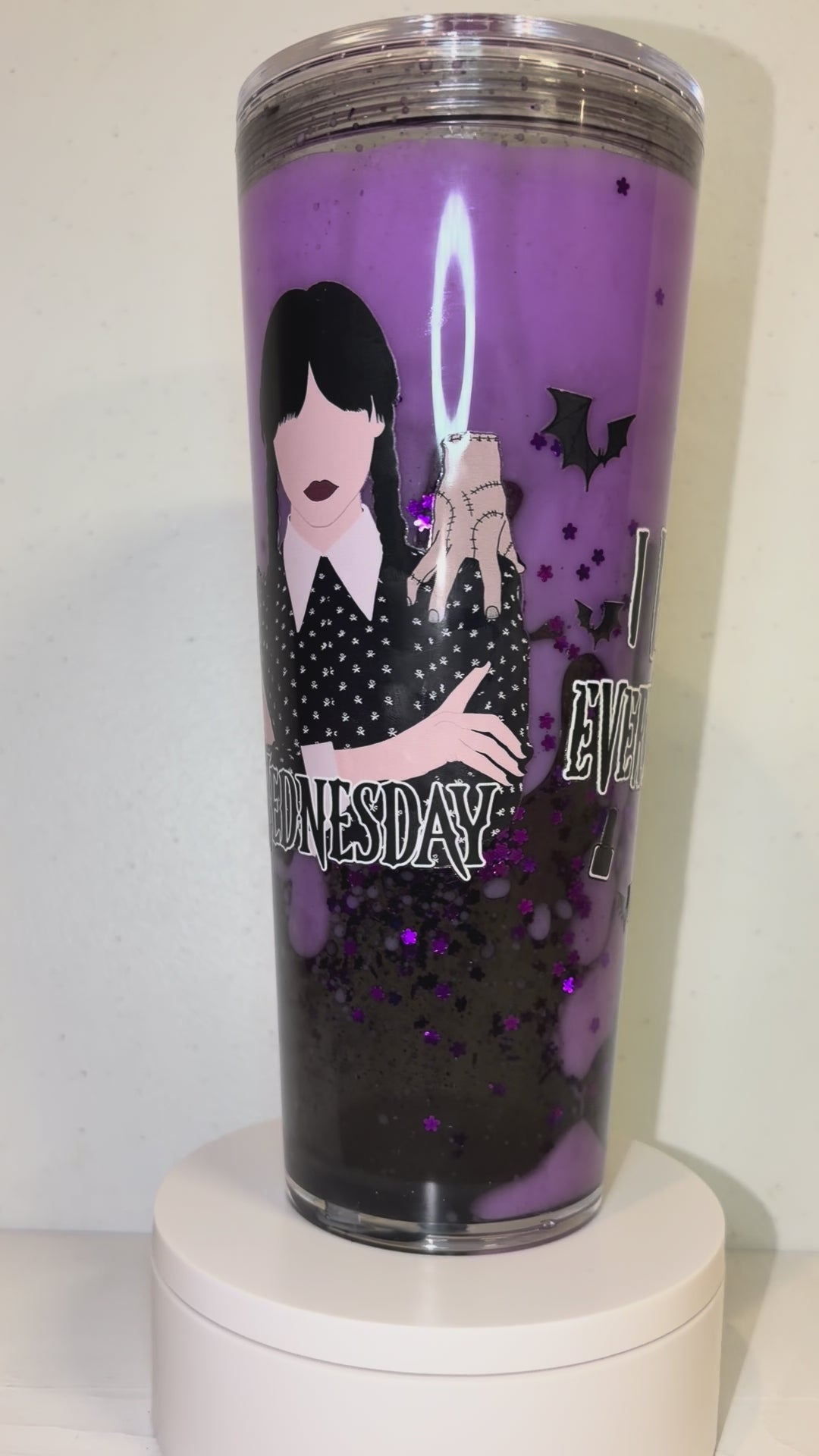 Wednesday Addams 24oz lava