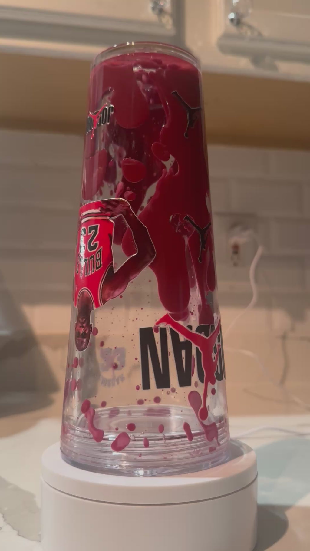Michael Jordan Lava Drip Tumbler