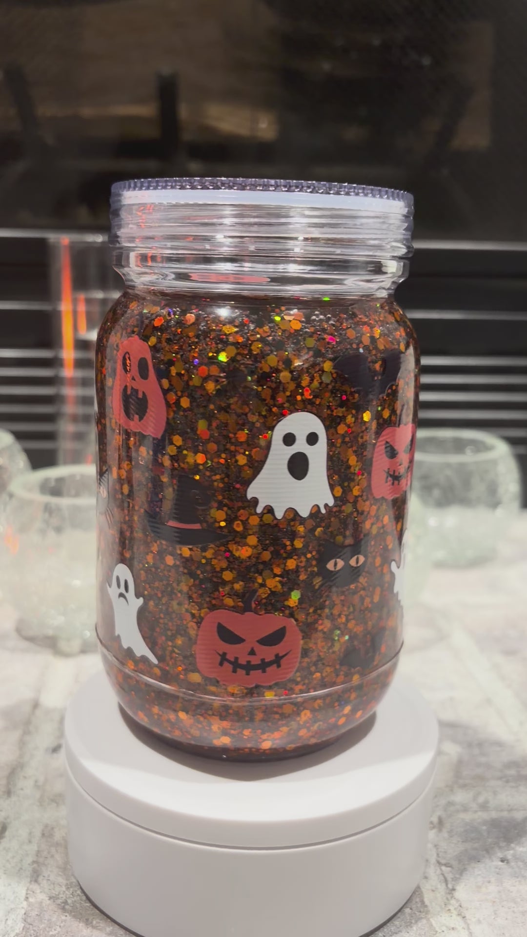 20oz acrylic Halloween tumbler