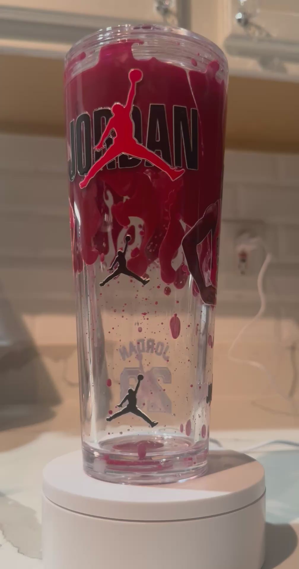 Michael Jordan Lava Drip Tumbler