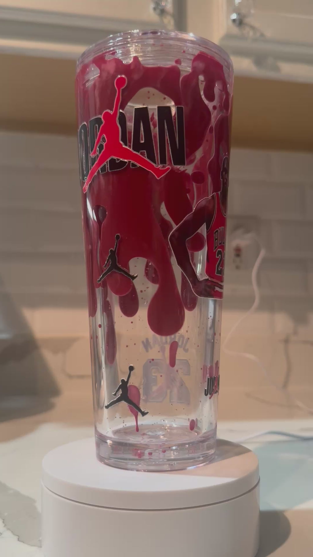 Michael Jordan Lava Drip Tumbler