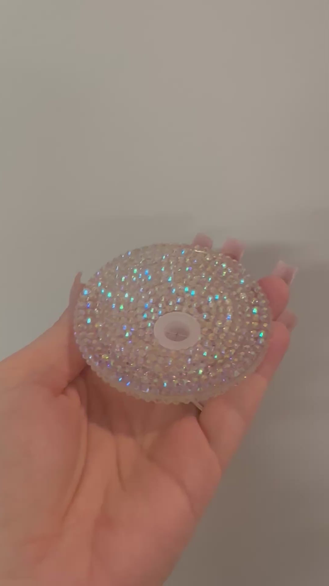 CUSTOM bling lids (16oz)